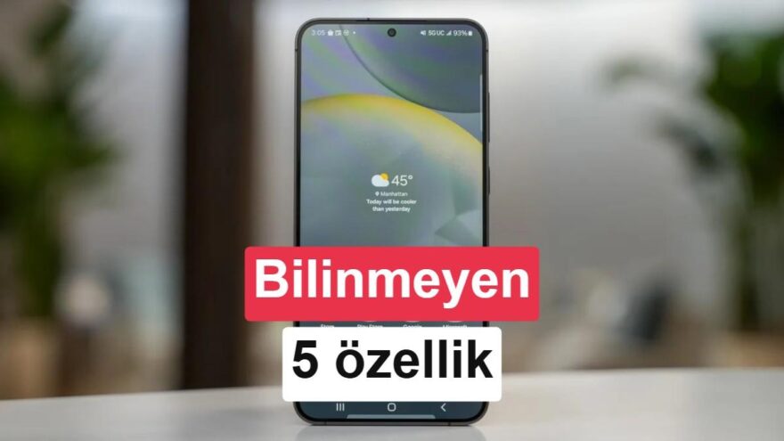 Samsung telefonlarda gizli kalmış 5 kullanışlı özellik